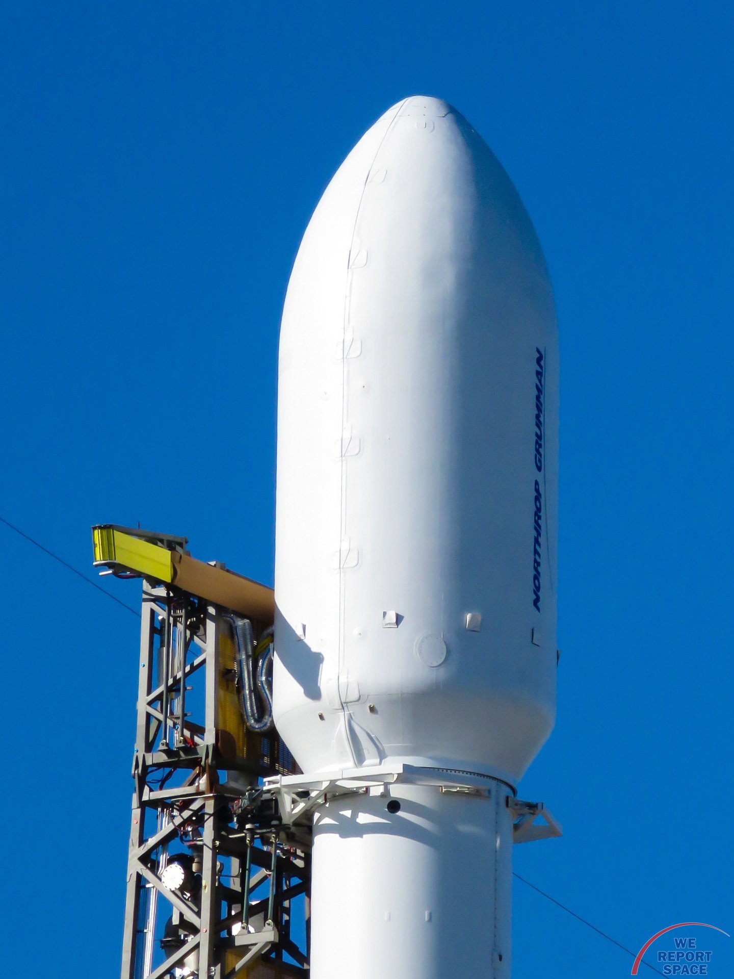 Fairing supports on Zuma mission F9